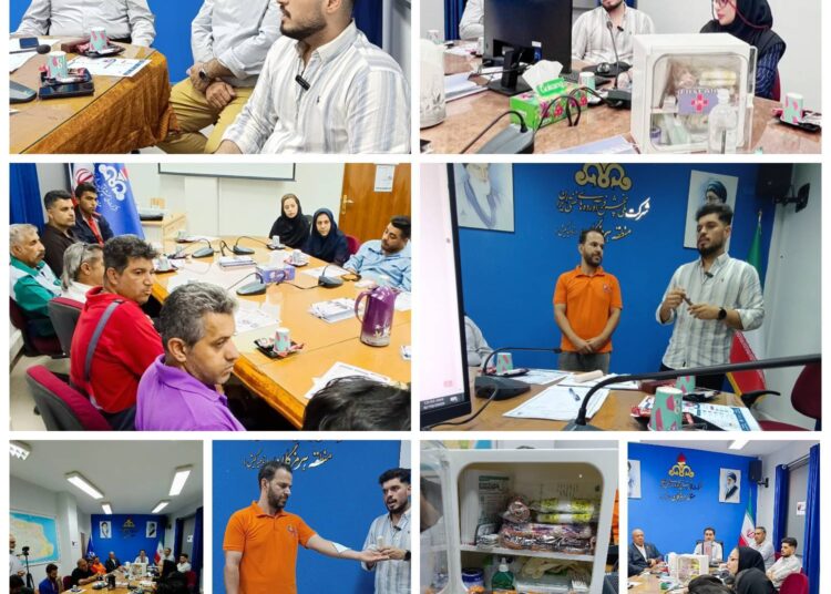 برگزاری کارگاه خودمراقبتی، مدیریت بحران و کمک‌های اولیه در کیش